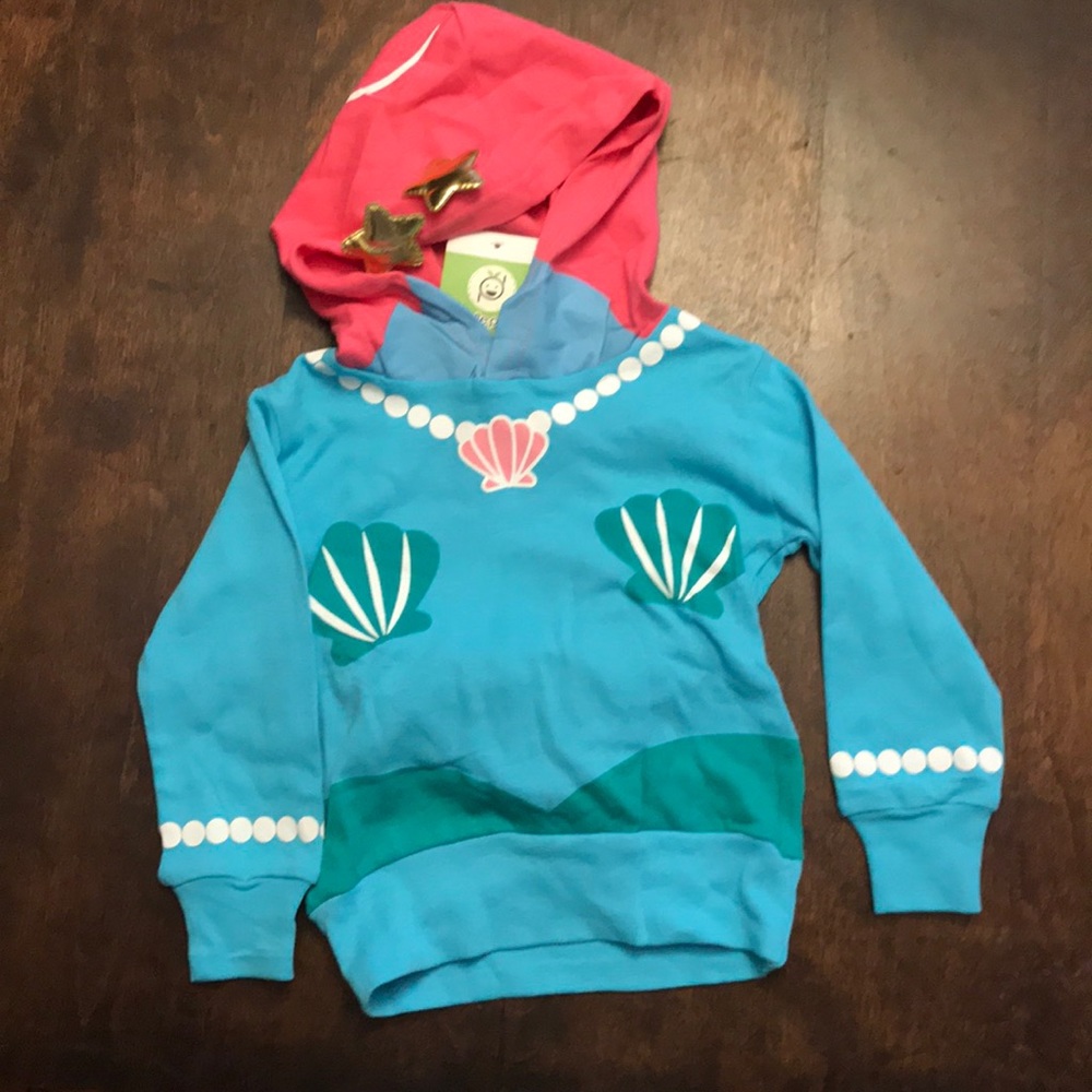 NWT Doodle Pants mermaid hoodie